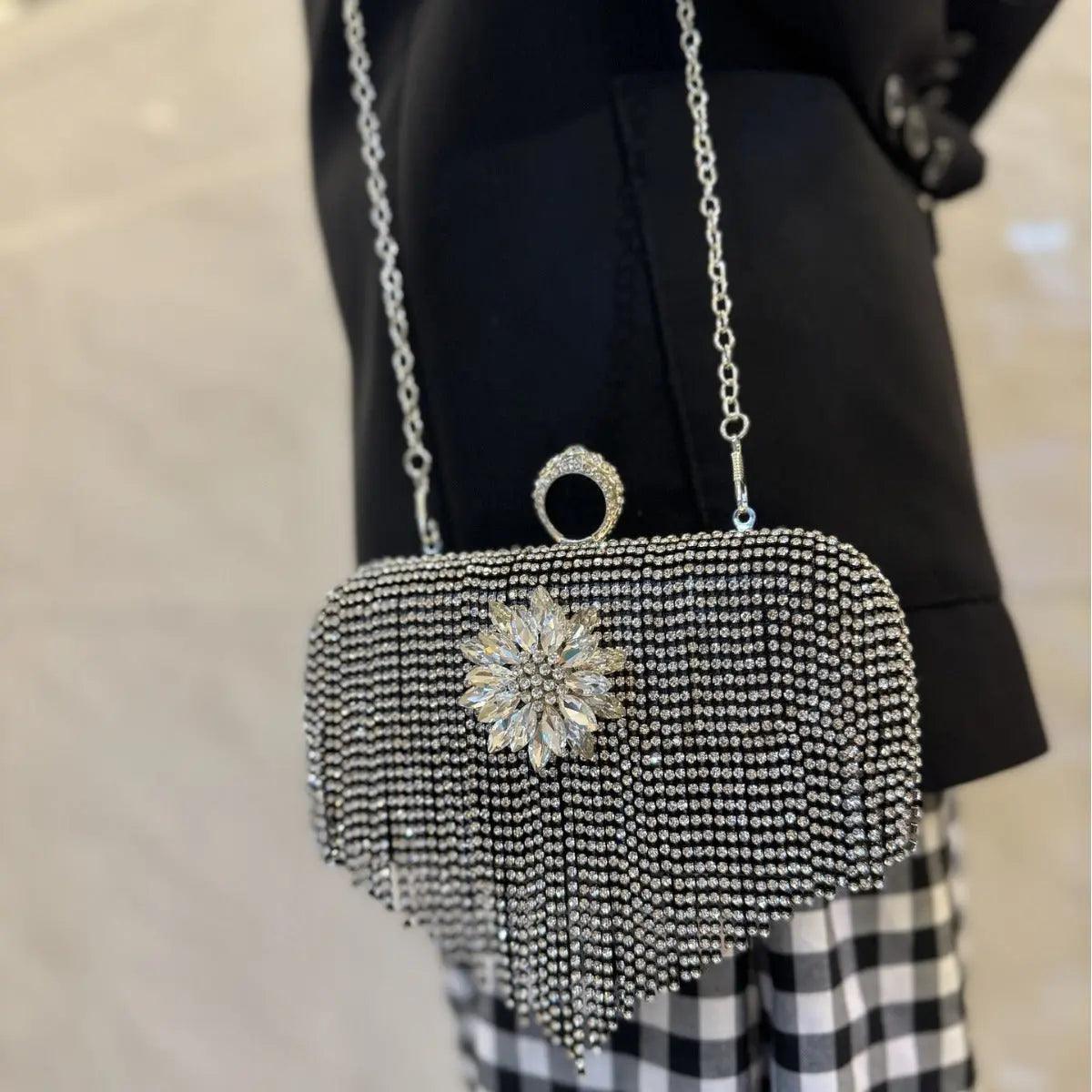 Tassel Evening Clutch Bag Luxury
